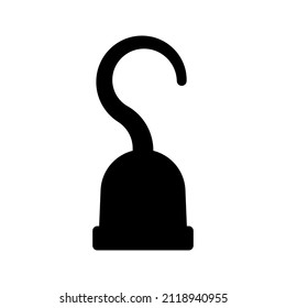 hooks vector isolated on white background. icon hooks isolated. vector illustration