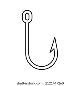 hooks vector isolated on white background. icon hooks isolated. vector illustration