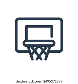 Hoop of Basketball Vector Icon