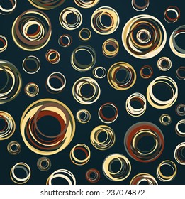 Hoop circle - baroque color design