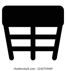 The hoop icon for basketball match or any sport