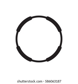 hoop icon illustration isolated vector sign symbol