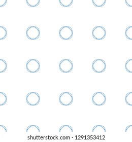 hoop icon pattern seamless white background. Editable line hoop icon. hoop icon pattern for web and mobile.