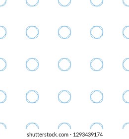 hoop icon pattern seamless white background. Editable line hoop icon. hoop icon pattern for web and mobile.
