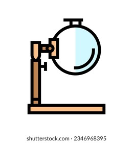 hoop stand embroidery hobby color icon vector. hoop stand embroidery hobby sign. isolated symbol illustration