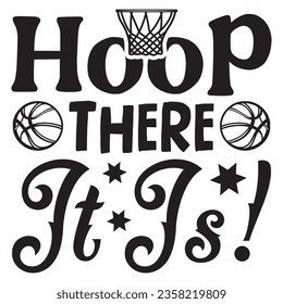 Hoop There It Is! t-shirt design vector file