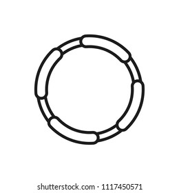 hoop vector icon