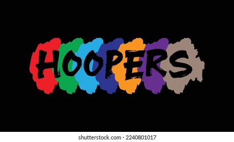 Hoopers Custom Designed Typographic T-shirts Apparel Hoodie