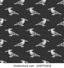 Hoopie. Vector concept in doodle and sketch style. Hand drawn illustration for printing on T-shirts, postcards. Seamless pattern for textile, paper wrap.