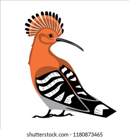 Pajarito de capucha. Imagen estilizada en color vectorial.