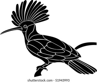 hoopoe vector