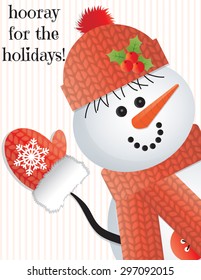 Hooray for the Holidays Snowman