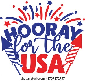 Hooray for the USA | 4th of July Quote