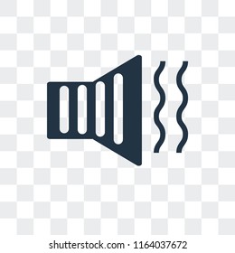 Hooter vector icon isolated on transparent background, Hooter logo concept