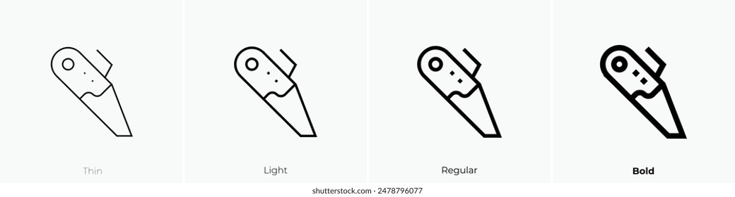 icono de hoover. Diseño de estilo fino, ligero, regular y audaz aislado sobre fondo blanco