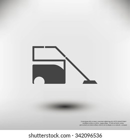 hoover icon vector