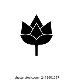 hop concept line icon. Simple element illustration. hop concept outline symbol design.