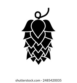 hop cone - vector illustration