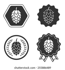 Hop Craft Beer Sign Symbol Label