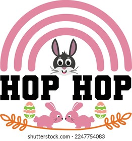 Hop Hop Easter svg craft file