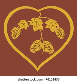 Hop folk decoration