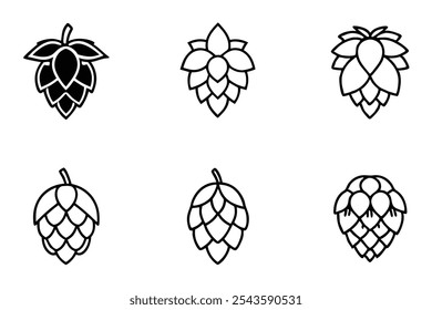 Hop Icon Creative Graphic Art for Logos