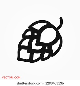 Hop icon logo, illustration, vector sign symbol for design