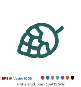 Hop icon logo, illustration, vector sign symbol for design