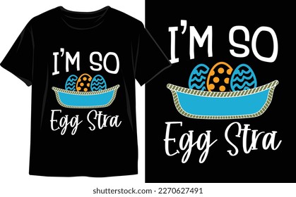 Hop into Easter with Egg-citing T-shirt Designs. Vector Graphics for the Perfect Spring Look. Easter Day T shirt Design vector. Easter Vector. Bunny vector. 