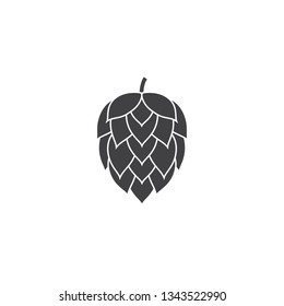 Hop label icon design. Vector hop isolated.