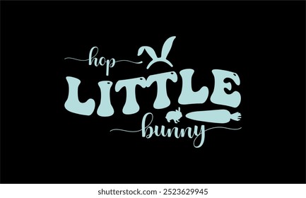 hop pequeño conejito-diseño cristiano de la camiseta de Pascua, frase de letras dibujadas a mano, signo de Vector escrito a mano, Paquete, svg de Pascua retro, svg de Pascua divertido, Ilustración vectorial imprimible, Festiva, cortar archivos de Pascua