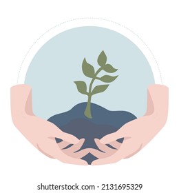 Hope concept. New beginning and faith in the future, support and kindness. Character find a way out of darkness, recovery and salvation idea. Flat vector illustration.