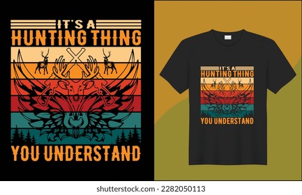 I hope It's a hunting  thing you understand illustration hunting with winge vector tshirt design. this design will be best hunting design and will be trendy design.