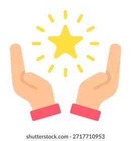 Hope Icon Flat Design Vector Illustration