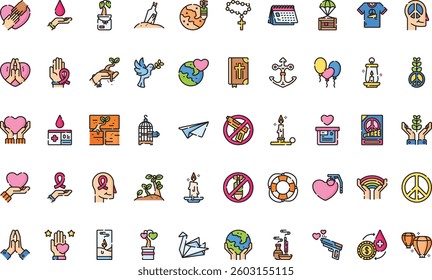 Hope icons High-Quality Vector Icons Collection with Editable Stroke. Ideal for Professional and Creative Projects.