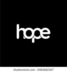 HOPE letter monogram typography logo