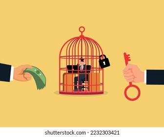 Hope and liberty. An alternative for business people who work hard and are stressed in the aviary.