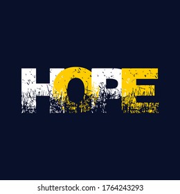 Hope motivational quotes desing and vector design