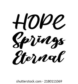 cita de letra negra eterna de hope springs