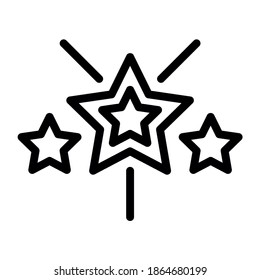 Hope star vector icon. Icons are perfect for use on websites, templates, user interfaces, and etc. This icon may be used for commercial use