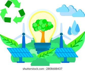 A hopeful future powered by nature and clean energy