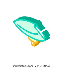 Hopper Paintball Spiel isometrische Ikone Vektor. Hopper Paintball Spiel Zeichen. Isolierte Symbol Illustration