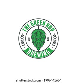 Hops Craft Beer Ale Brewery logo design inspiration