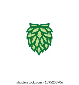 Hops flower for Beer Brewing Brewery logo design