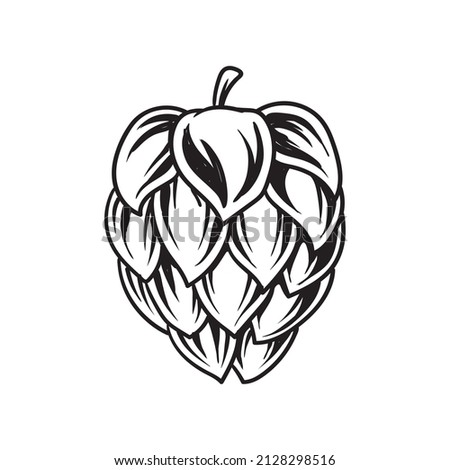 hops fruit beer for logo