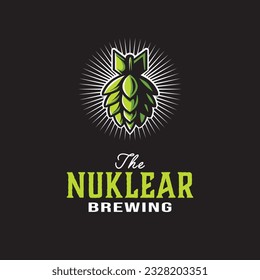 hops fruit brewing nuklear logo 