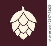 Hops fruit trendy vector art design superb amazing colorful useful illustration.eps