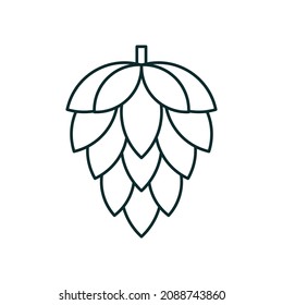 Hops icon vector design templates on white background