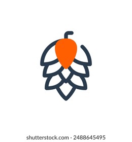 Hops for Oktoberfest Vector Icon