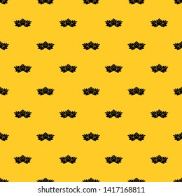 Hops pattern seamless vector repeat geometric yellow for any design